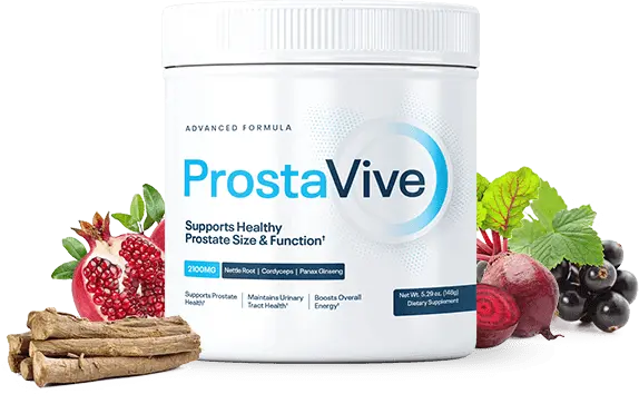 ProstaVive natural prostate health supplement powder